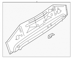 Rear panel Nissan Kicks 18-24