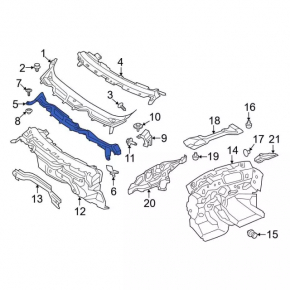 Wiper pan plastic Ford Ecosport 18-22