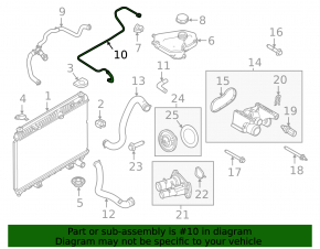 Ford Fiesta 11-19 Expansion Tank Cap Valve