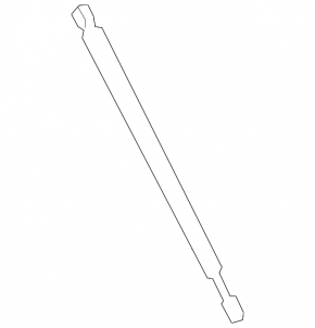 Left tailgate shock absorber Land Rover Range Rover Evoque 19-25