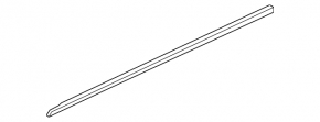 Molding door-glass central front right Cadillac ATS 13- chrome