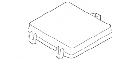 Right underhood fuse box cover Nissan Leaf 11-12