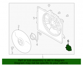 Cooling Fan Computer Kia Optima 14-15 Rest 2.4