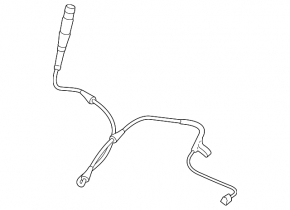 Brake pad wear sensor front left BMW X5 F15 14-18