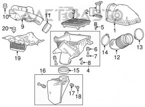 Air flow meter Honda Insight 19-22