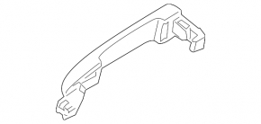 Subaru b10 Tribeca outer front left door handle
