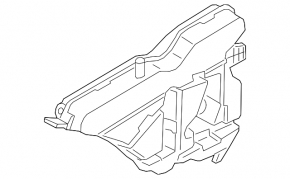 BMW 3 G20 19 washer reservoir - without neck and lid