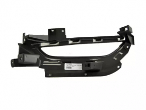 Left bumper grille for Chrysler 200 15-17 with flat fog lights, matte black