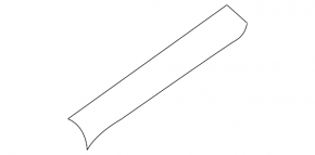 Door sill trim front left Nissan Sentra 13-17