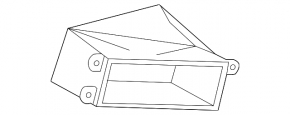 Lexus RX400h 06-08 automatic transmission radiator deflector