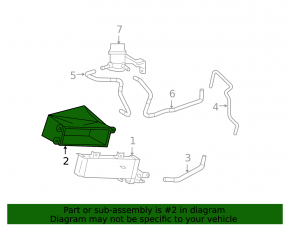 Lexus RX400h 06-08 automatic transmission radiator deflector