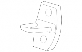 Door lock bracket front left Porsche Panamera 10-16