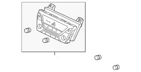 Climate control Hyundai Elantra AD 19-20 manual