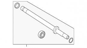 Intermediate shaft Mercedes C-class W205 19-21