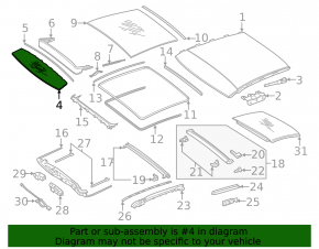 Front panoramic glass for Mercedes X247 GLB 20-26