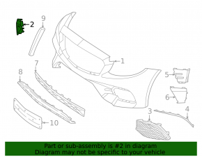 Mercedes E 53 21-23 AMG Front Bumper Tow Hook Cap (package)