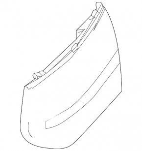 Inner tailgate light, left, Mercedes W213 E 21-23