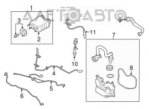 Carbon Canister Absorber Lincoln MKC 15-
