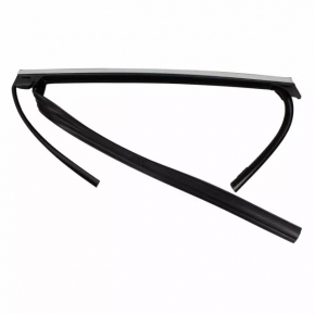 Upper rear door molding left Lincoln Nautilus 19-23 chrome with glass seal