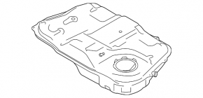 Fuel tank Lincoln MKZ 17-20 hybrid