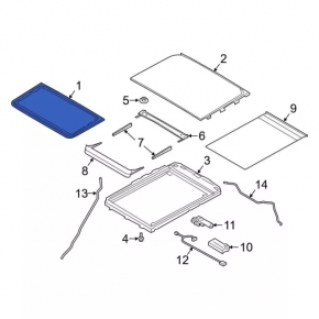 Front panoramic glass Ford Explorer 20-