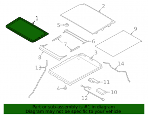 Front panoramic glass Ford Explorer 20-