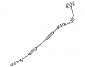 Land Rover Range Rover 13-19 automatic transmission cable