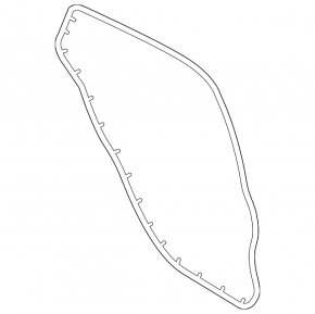 Door Seal Rear Right Ford Bronco Sport 21-25