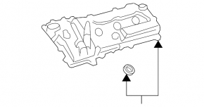 Toyota Sienna 11-20 2GRFE 3.5 rear valve cover