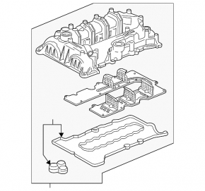 Valve cover Chevrolet Volt 16- 1.5