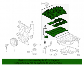 Valve cover Chevrolet Volt 16- 1.5