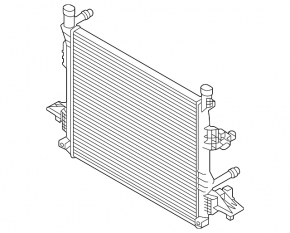 Water cooling radiator Volkswagen ID.4 21-25