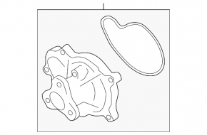 Subaru Crosstrek 18-23 2.0 Water Pump