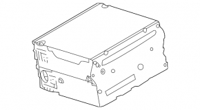 Tape recorder radio player computer navigation Nissan Murano z51 09-14