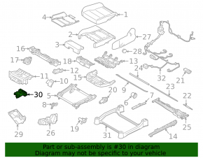 Occupant Sensor Polestar 2 21-25 without airbag