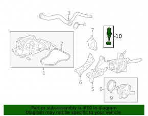 Acura ILX 13-15 Coolant Temperature Sensor