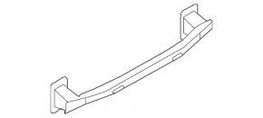 Rear bumper reinforcement for BMW X5 E70 07-13