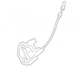 Door closer rear left BMW X7 G07 19-