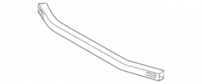 Lower front bumper reinforcement for Toyota Prius 2023-2026