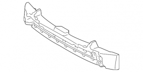 Front Bumper Absorber Lexus RX350 RX450h 13-15 rest