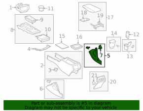 Toyota Camry v40 center console trim
