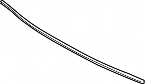 Windscreen wiper grille seal central Infiniti G37 4d 07-15