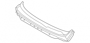 Plastic windshield wiper grille for Nissan Murano z51 09-14