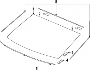 Honda Accord 23-26 AGC rear window