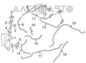 Honda HR-V 16-22 washer motor