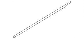 Molding door-glass central rear right Hyundai Tucson 16-21 chrome