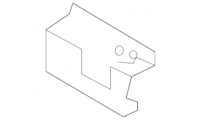 Front center airbag sensor bracket for Nissan Rogue Sport 20-22