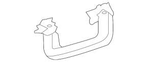 Ceiling handle rear right Ford Escape MK3 13-19 gray, worn, scratch