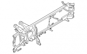 Under-torpedo pipe reinforcement Ford Fusion mk5 13-20