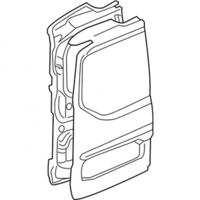 Boot door bare left Ford Transit Connect MK2 13- cargo without camera